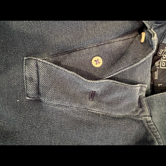 Polo by Ralph Lauren Mens Blue Polo Size Large - Picture 11 of 13